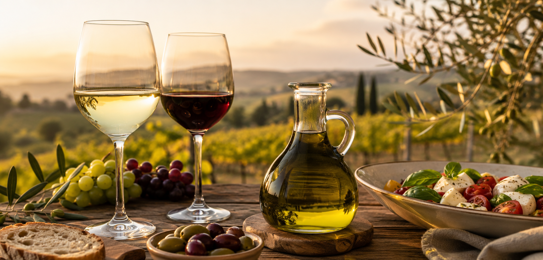 Vinho e azeite harmonizam? Sim. E essa combinação pode mudar a forma como você pensa uma refeição